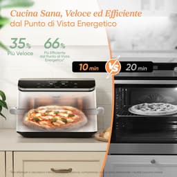 Grote Heteluchtfriteuse 10 Liter met Dubbele Mand, 7-in-1, 2800W, Voor Gezond Frituren — thumbnail 4