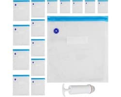 Opbergset filament 3D-printer, vacuümzakken 15 stuks met handpomp