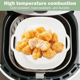Vierkante Keramische Ovenschaal 650 ml - Ovenvast en Geschikt voor Magnetron en Airfryer — thumbnail 3