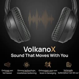 VolkanoX VXH100 - Bluetooth Koptelefoon - Hoofdtelefoon - Over Ear Koptelefoon - Active Noise Cancelling - Oplaadbaar — thumbnail 9