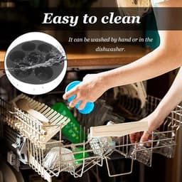 Siliconen Bakvorm - 7 Cups Non-stick Bakvormpjes - 20Cm+17.5Cm - Herbruikbaar, Bpa-Vrij - Bakaccessoire - Airfryer Siliconen Cupcake Bakvorm - Siliconen Muffin Bakvormen - Geschikt Voor Het Bakken Van Cupcakes, Brownies, Chocolade - Zwart — thumbnail 5