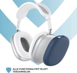 Shieldcase Koptelefoon bescherming geschikt voor Airpods Max 1/2 - Cover bescherming - Comfortabel - Beschermend - Stijlvol - Donkerblauw — thumbnail 2