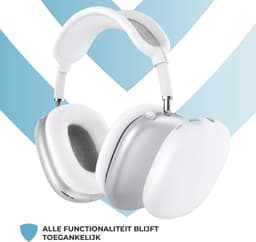 Shieldcase Koptelefoon bescherming geschikt voor Airpods Max 1/2 - Cover bescherming - Comfortabel - Beschermend - Stijlvol - Wit — thumbnail 4