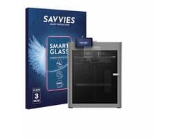3 Stuks Savvies Screenprotector - geschikt voor Bambu Lab P2S 3D Printer - beschermfolie glas transparant