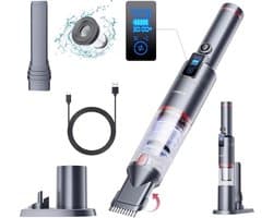 Draagbare Draadloze Mini Stofzuiger Krachtig LED Licht voor Auto en Thuis