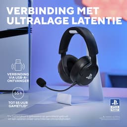 Trust GXT 499 Forta - Draadloze Gaming Headset - Official Licensed voor PS5 - werkt op PS4/PS5 - Batterijduur tot 55 uur - met USB-ontvanger - Zwart — thumbnail 3