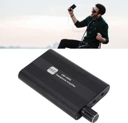 Draagbare HiFi Koptelefoon Versterker met Bass Controle en Oplaadbare Batterij — thumbnail 3