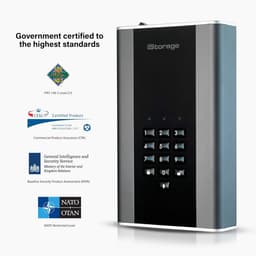 Beveiligde Externe Harde Schijf 4TB met PIN Code en Hardware Versleuteling — thumbnail 5