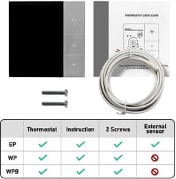 Rolu Thermostaat – Slimme Thermostaat – Thermostaat Voor CV – Tuya Smart Home – Google Home - Wifi — thumbnail 4