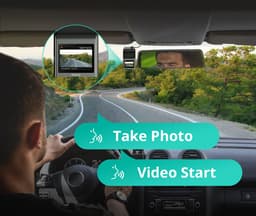 Botslab G300H Plus Dashcam - 4K resolutie + FullHD achtercamera - Night vision met Sony Starvis 2 sensor - App bediening met Wifi - GPS ingebouwd - 2,0 inch LCD - inclusief 64gb Micro SD kaart — thumbnail 2