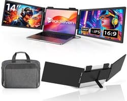 Draagbare Dubbele Monitor 14 Inch 1080P voor Laptop Uitbreiding USB-C Plug and Play