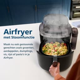 Philips Airfryer Single Basket 5000-serie met Stoomfunctie – NA541/00 – SteamClean - SteamFry – 7,2L – Tot 6 personen — thumbnail 13