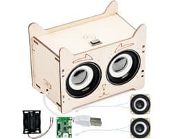 DIY Bluetooth Speaker Bouwpakket Hout voor Kinderen vanaf 8 Jaar