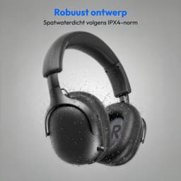 MEDION Over Ear koptelefoon HX-1 Pro (draadloos, hybride actieve ruisonderdrukking ANC, Bluetooth 6.0, 7+1 EQ-presets, tot 190 u batterijduur, spatwaterdicht IPX4), urban antraciet — thumbnail 5