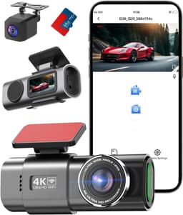 RONN® Dashcam voor Auto Voor en Achter - Dashcam - Zwart - ‎3cm x 5cm x 3cm; 430 g — thumbnail 1