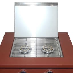 Oviala - 2-pits gasfornuis voor buitenkeuken baksteenafwerking - Memphis — thumbnail 2