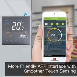 Programmeerbare WiFi Thermostaat met Touchscreen voor Verwarming en Airconditioning — thumbnail 4