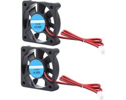 Koelventilatoren Set - Ventilator Onderdelen - 3D Printer Koeling - Laag Geluid 30Db - 50Mm X 50Mm X 10Mm