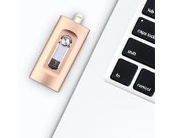3-in-1 USB-flashdrive -Snelle USB Flash Drive 256GB – Geschikt voor iPhone - Foto Stick met Hoge Snelheid - Externe Opslag voor Foto’s & Video’s - Voorkom Volle Opslag