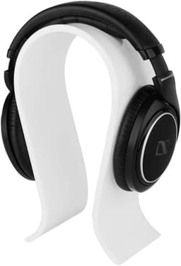 Koptelefoon - Koptelefoon Houder - Headset Stand - Universele - Standaard voor koptelefoon - Headset Houder - Koptelefoon standaard - Universeel - Ergonomische Holder voor gaming headset - voor over-ear hoofdtelefoons, gaming headsetstandaard - Wit — thumbnail 5