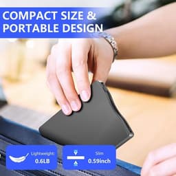 Externe Floppy Drive - 3.5 Inch Lezer - Oude Data Lezen - USB Type-C Connectie - 19x17x4 cm - Zwart — thumbnail 2