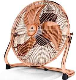 AERSON vloerventilator 30 cm | waaier met drie standen 55W | staande ventilator | hoge luchtstroom | robuuste metalen uitvoering | hellingshoek ca. 110 graden — thumbnail 1