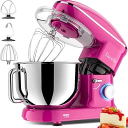 Keukenmachine 1500W met 6,2L Kom en Spatbescherming - Multifunctioneel voor Bakken en Maken van Gerechten — thumbnail 1
