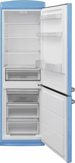 Fram FC-VRR341BLE++ Koel-vriescombinatie – Retro Design – 340 L – LED Verlichting – Vochtigheidsregeling – Mechanische Bediening – 5 Jaar Garantie – Blauw — thumbnail 3