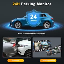 Dashcam - Frontcamera - Autocamera - 1080P - WiFi - Autodashcam - Met 0,96 inch minischerm - Met SD-kaart - Parkeerbewaking - Nachtzicht - 140° groothoek - App-bediening - G-sensor - Eenvoudig te installeren - Zwart — thumbnail 3