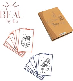 BEAU by Bo Kidywolf Kidydraw Mini Tekenboek met LCD-scherm Dieren + Refill Galaxy & Dinosaurussen — thumbnail 1