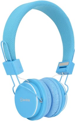 AV:Link CH850-BLU educatieve school kinderhoofdtelefoon met volumebegrenzer en microfoon — thumbnail 1