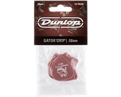 Jim Dunlop Gator Grip - Plectrums - 0,58 mm - Player's Pack 12 Stuks