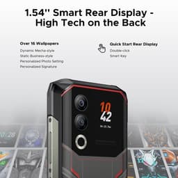 DOOGEE Blade20 Ultra - Smartphone - Telephone - 10300mAh /18W - 32GB RAM +512GB ROM - 6.6 inth +90Hz HD - T7250 octa core -Android 14 - IP68 - Rood — thumbnail 2