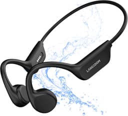 Langsdom Bone Conduction Headphone - Sportoordopjes - Koptelefoon - Sport oortjes - Open-ear - Bluetooth - IPX8 Waterbestendig - Draadloos - 32GB interne geheugenkaart — thumbnail 1