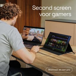 Screenmate® Lite Portable Monitor 15,6” - Draagbare Monitor met Beschermhoes - Extra Scherm Laptop - Draagbaar Beeldscherm - Zwart — thumbnail 5