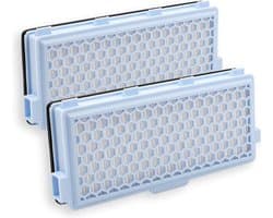 Actieve HEPA-filterset 2 stuks geschikt voor Miele Classic Compact C1, Complete C2 en C3 - Vervangbaar - Stofzuigeronderdelen