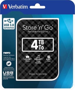 RFWR® Externe Harde Schijf 4 TB - Draagbare USB 3.0 Gegevensopslag met Snelle Gegevensoverdracht — thumbnail 3