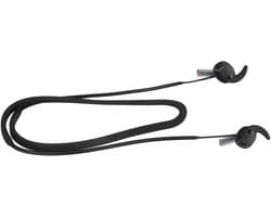 kwmobile Strap Compatible with Samsung Galaxy Buds 3 Pro - Silicone Cord Holder for Wireless Earphones - Black