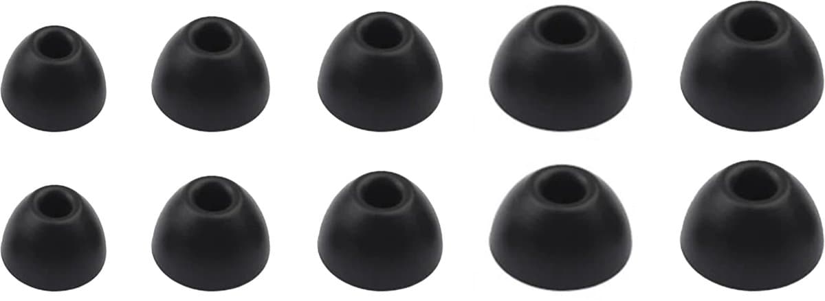 Ibley ComfortFit Oortips voor Beats Powerbeats Pro 2 zwart - Siliconen Earbuds - 5 Maten - 5 Paar — afbeelding 1