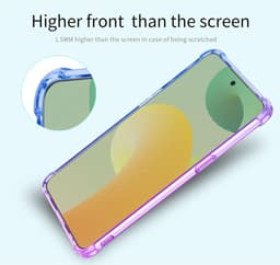Allecto Plus - Hoesje voor smartphone - Ultra-Dun Hoesje - Schokbestendige Beschermhoes - Roze/Groen — thumbnail 3