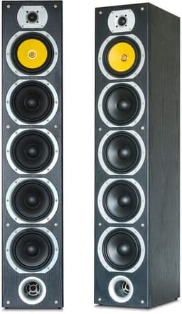 Hifi speakers - Fenton SHFT57B vloerstaande luidsprekers - 600W - 4-weg - Set van 2 — thumbnail 2