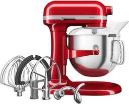 KitchenAid keukenmachine - Artisan - In hoogte verstelbare kom - 375 W - 11 snelheden - 3 RVS accessoires - 6,6L - Appelrood — thumbnail 4