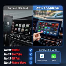 Ottocast Play2Video Pro - Draadloze CarPlay & Android Auto Adapter - All-in-One Multimedia - USB A/C - Android 12 - Netflix/YouTube — thumbnail 5