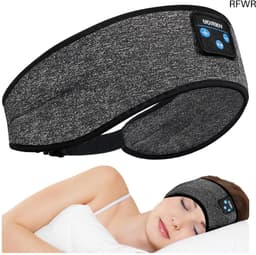 RFWR® Slaapkoptelefoon met hoofdband – Draadloze Bluetooth-koptelefoon voor een comfortabele slaapervaring, perfect voor training en reizen — thumbnail 1