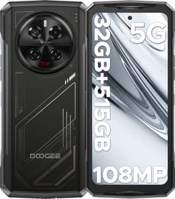 DOOGEE V40 5G - Robuuste Smartphone - Robuuste Telefoon - 32 GB RAM + 512 GB ROM - 6,78 inch 2,4K 120Hz - 108 MP AI camera - 8680 mAh/33W - MediaTek Dimensity 7300 - Face ID - Drie sleuven - Vingerafdrukherkenning - NFC - GPS - Zilver — thumbnail 1