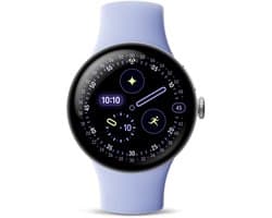Google Pixel Watch 4 - Smartwatch - 41mm - WiFi - Zilverkleurig/Iris