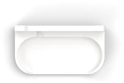 Wandhouder compatibel met Google Nest Hub (2e generatie) – Muurbeugel / wall mount – Wit – Standaard houder voor smart display — thumbnail 3