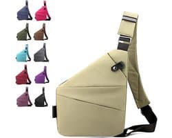 Anti-diefstal reistas borsttas dames, anti-diefstal reistas, anti-diefstal tas heren, anti-diefstal schoudertas, bodybag dames, anti-diefstal tas dames