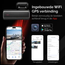 RedTiger F9 Lite Dashcam voor auto - Ultra 4K - Voor Camera - WiFi en GPS - met App - Dashcams - Sony Sensor - Nachtzicht - Parkeerbewaking - G Sensor - Loop opname - — thumbnail 3