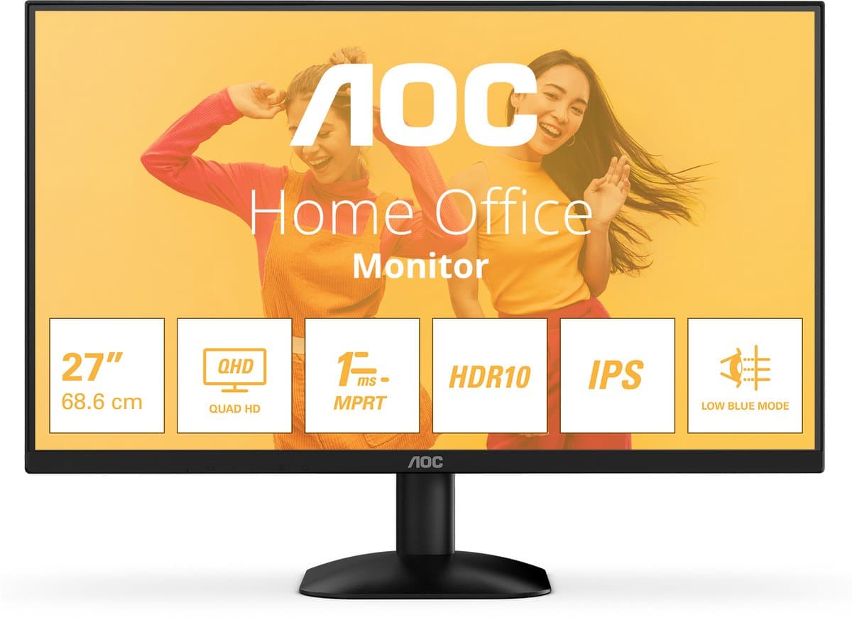 AOC Q27B35E - QHD IPS Monitor - 27 inch — afbeelding 1